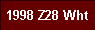  1998 Z28 Wht 